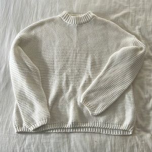 White Bershka sweater